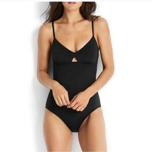 Seafolly Black One Piece Swimsuit